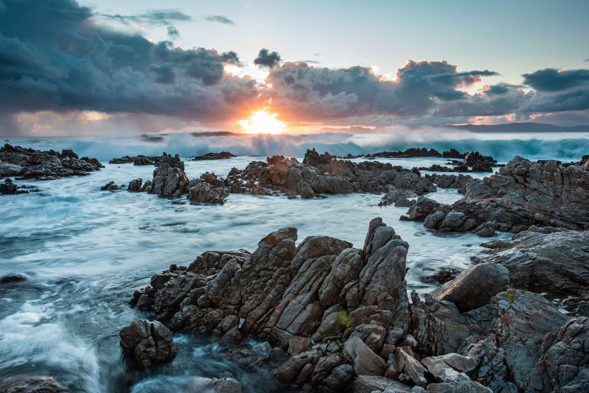 Rocky Ocean Sunrise